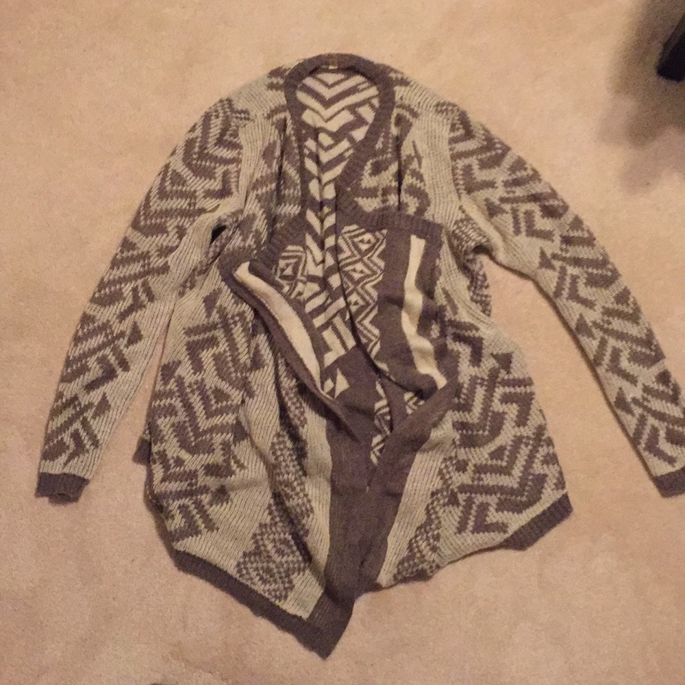Pink Rose open front cardigan